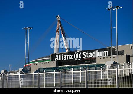 Turin, Italie. 11 septembre 2022. Allianz Stadium est vu avant le match de football de la série A entre le Juventus FC et le US Salerntana. Credit: Nicolò Campo/Alay Live News Banque D'Images