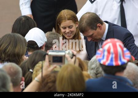 4th juin 2002 - Jubilé d'or de la reine Elizabeth II au palais de Buckingham à Londres Banque D'Images