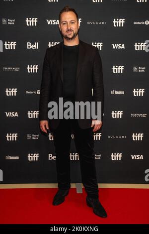 Toronto, Canada. 11th septembre 2022. Francis Cantin assiste à la première de “Coyote” au cinéma TIFF Bell Lightbox pendant le Festival international du film de Toronto. Crédit : SOPA Images Limited/Alamy Live News Banque D'Images