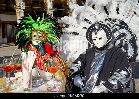 Venise Italie. Le Carnaval Banque D'Images