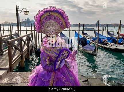 Venise Italie. Le Carnaval Banque D'Images