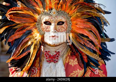 Venise Italie. Le Carnaval Banque D'Images