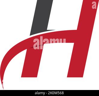 Lettre H Template Design logo Vector illustration Illustration de Vecteur