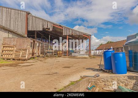 Scène de la ferme Dorset à l'ouest de Shaftesbury dans Dorset Banque D'Images