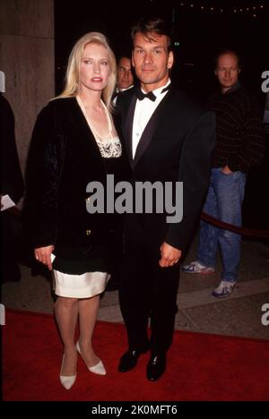 Patrick Swayze et Lisa Niemi Circa années 1990 crédit: Ralph Dominguez/MediaPunch Banque D'Images