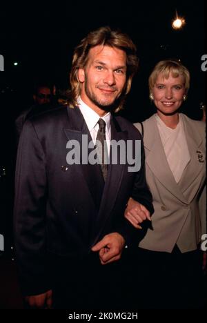 Patrick Swayze et Lisa Niemi Circa années 1990 crédit: Ralph Dominguez/MediaPunch Banque D'Images