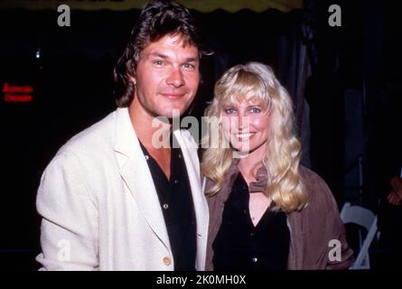Patrick Swayze et la femme Lisa Niemi Circa années 80 crédit: Ralph Dominguez/MediaPunch Banque D'Images