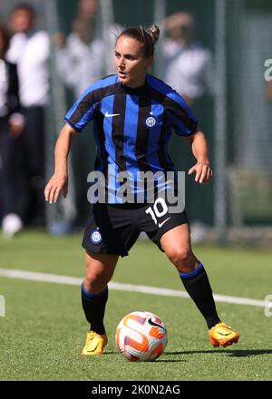 Turin, Italie, 11th septembre 2022. Tatiana Bonetti d'Internazionale pendant le match série A Femminile au Centre de formation de Juventus, Turin. Le crédit photo devrait se lire: Jonathan Moscrop / Sportimage Banque D'Images