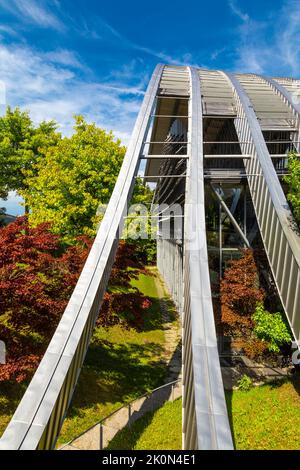 Extérieur du Zentrum Paul Klee conçu par l'architecte Renzo Piano, Berne, Suisse Banque D'Images