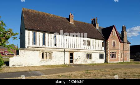 Llanthony Secunda Priory, Gloucester Victorian House & Stone & cadre en bois Prieuré Building Banque D'Images