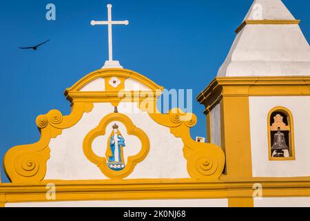 Eglise notre-Dame, située à Arraial d'Ajuda, Porto Seguro, Brésil Banque D'Images