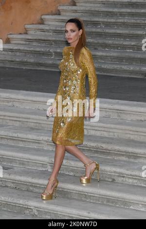 Rome, Italie. 12th septembre 2022. Laura Chiatti participe au défilé de mode Laura Biagiotti à la place Campidoglio. (Photo de Mario Cartelli/SOPA Images/Sipa USA) crédit: SIPA USA/Alay Live News Banque D'Images