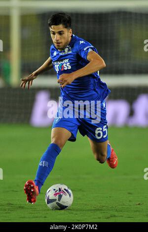 Empoli, Italie. 11th octobre 2021. Fabiano Parisi joueur d'Empoli, pendant le match serieA championnat italien Empoli vs Roma résultat final, Empoli 1, Roma 2, match joué au stade Carlo Castellani. Empoli, Italie, 12 septembre 2022. (Photo par Vincenzo Izzo/Sipa USA) crédit: SIPA USA/Alay Live News Banque D'Images