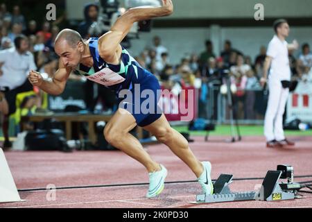 Bellinzona, Suisse. 12th septembre 2022. RE Davide (ITA), 400m hommes au Gala dei Castelli - 2022 Réunion internationale d'athlétisme, Athlétisme internationales à Bellinzona, Suisse, 12 septembre 2022 crédit: Agence de photo indépendante/Alamy Live News Banque D'Images