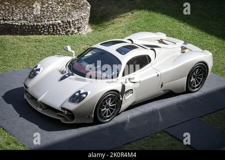 Première mondiale de la toute nouvelle Pagani Utopia Hypercar au Museo della Scienza e della Tecnologia à Milan, Italie sur 13 septembre 2022 Credit: Piero Cruciatti/Alamy Live News Banque D'Images