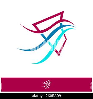 Modèle de logo flamme et eau de goutte, refroidissement et chauffage. Plomberie, chauffage, alimentation en gaz, climatisation, conception de vecteurs d'entretien et de réparation. Renouvelable e Banque D'Images