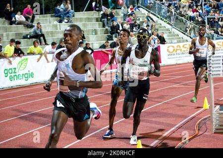 Bellinzona, Suisse. 12th septembre 2022. LOBALU Dominic (SSD), 3000m hommes pendant Gala dei Castelli - 2022 Réunion internationale d'athlétisme, Athlétisme internationales à Bellinzona, Suisse, 12 septembre 2022 crédit: Agence de photo indépendante/Alamy Live News Banque D'Images