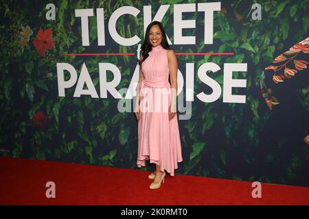 Sydney, Australie. 13 septembre 2022. TBC arrive sur le tapis rouge à Event Cinemas, George Street pour la projection de lancement de ticket to Paradise Sydney. Crédit : Richard Milnes/Alamy Live News Banque D'Images