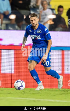 Petar Stojanovic (Empoli) pendant le match italien 'erie A' entre Empoli 1-2 Roma au stade Carlo Castellani sur 12 septembre 2022 à Empoli, Italie. Credit: Maurizio Borsari/AFLO/Alay Live News Banque D'Images