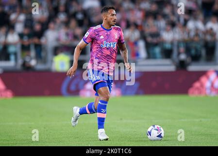 Turin, Italie. 11th septembre 2022. Danilo de Juventus FC pendant la série Un match entre Juventus et US Salernitana 1919 au stade Juventus, Turin, Italie, le 11 septembre 2022. Credit: Giuseppe Maffia/Alay Live News Banque D'Images