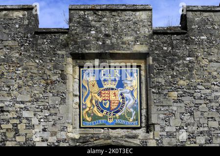 The Priors Gate ou Kingsgate, Winchester City, Hampshire County ; Angleterre ; Royaume-Uni Banque D'Images