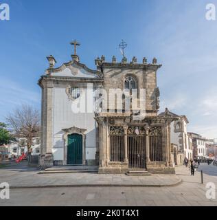 Chapelle de Coimbra et église de São João do Souto - Braga, Portugal Banque D'Images