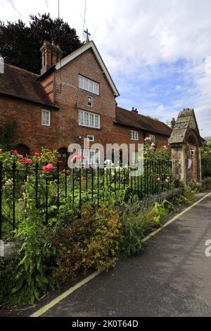 L'extérieur de l'hôpital de Christs, Winchester, Hampshire County ; Angleterre ; la Grande-Bretagne, Royaume-Uni Banque D'Images