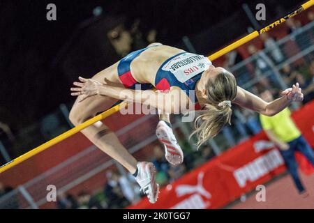 Bellinzona Stadium, Bellinzona, Suisse, 12 septembre 2022, VALLORTIGARA Elena, High Jump Women pendant Gala dei Castelli - 2022 Iternational à Banque D'Images