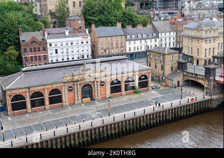 Le vieux marché aux poissons à Newcastle upon Tyne Banque D'Images