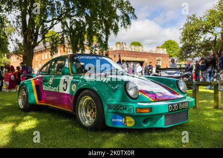 1977 Porsche Kremer Vaillant 911 Carrera RSR ‘JO 848R’ exposé au Scramble de juin qui s’est tenu au Bicester Heritage Centre le 19th juin 2022 Banque D'Images