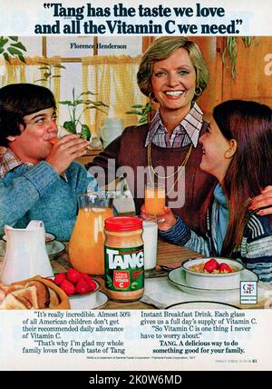 Vintage 19 Mai 1978 Publicité magazine 'Family Circle', Etats-Unis Banque D'Images