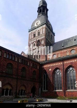 La cathédrale de Riga est la cathédrale évangélique luthérienne de Lettonie. C'est le siège de l'archevêque de Riga Banque D'Images