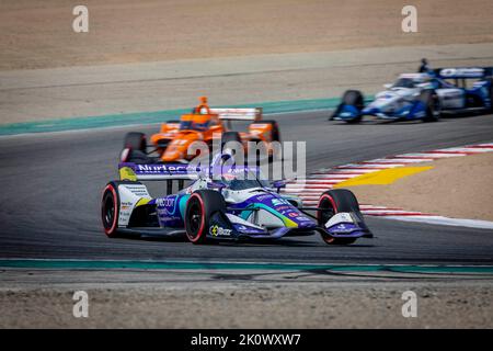 Monterey, Californie, États-Unis. 11th septembre 2022. TAKUMA SATO (51), de Tokyo, au Japon, fait la course à travers les virages pendant le Grand Prix Firestone de Monterey au circuit WeatherTech Laguna Seca, à Monterey, en Californie. (Image de crédit : © Walter G. Arce Sr./ZUMA Press Wire) Banque D'Images