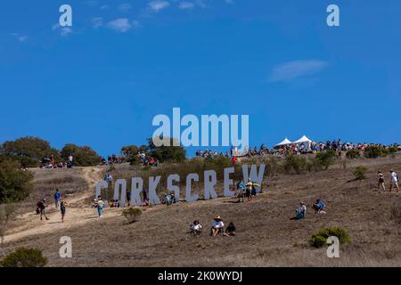 Monterey, Californie, États-Unis. 11th septembre 2022. WeatherTech Raceway Laguna Seca accueille la SÉRIE INDYCAR pour le Grand Prix Firestone de Monterey à Monterey, CA, Etats-Unis. (Image de crédit : © Walter G. Arce Sr./ZUMA Press Wire) Banque D'Images