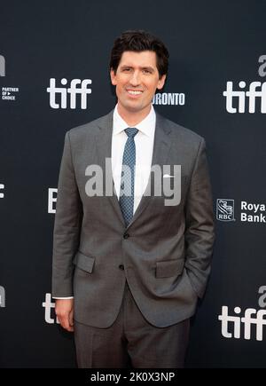 Toronto, Canada. 13th septembre 2022. Andrew Muscato participe à la première « la plus grande course de bière » du Festival international du film de Toronto 2022 au Roy Thomson Hall, sur 13 septembre 2022, à Toronto, en Ontario. Photo: PICJER/imageSPACE/Sipa USA crédit: SIPA USA/Alay Live News Banque D'Images