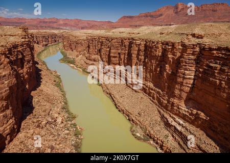 Colorado River et Glen Canyon à Canyonlands, Moab, Utah, États-Unis Banque D'Images