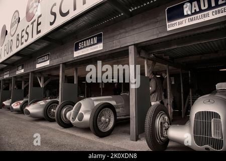 Silver Arches fosses au Goodwood Festival of Speed 2012 Banque D'Images