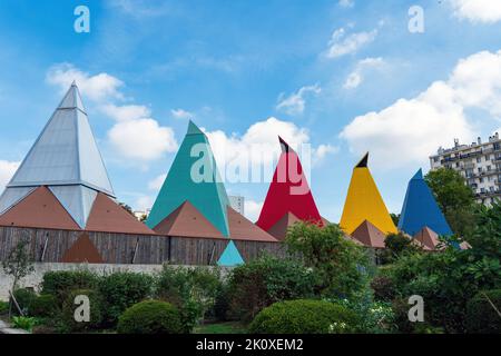 Les Etincelles du Palais de la découplée à Paris XV, France Banque D'Images