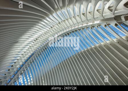 L'Àgora (Forum Caix) à la Cité des Arts et des Sciences (Ciutat des Arts i les Ciències) à Valence, Espagne. Banque D'Images