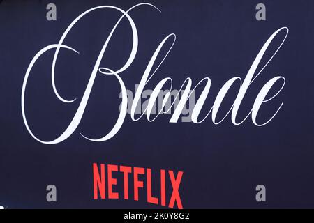 Hollywood, États-Unis. 13th septembre 2022. HOLLYWOOD, LOS ANGELES, CALIFORNIE, États-Unis - SEPTEMBRE 13 : une vue générale de l'atmosphère à la première de Netflix 'Blond' tenue au TCL Chinese Theatre IMAX on 13 septembre 2022 à Hollywood, Los Angeles, Californie, États-Unis. (Photo de Xavier Collin/image Press Agency) Credit: Image Press Agency/Alay Live News Banque D'Images
