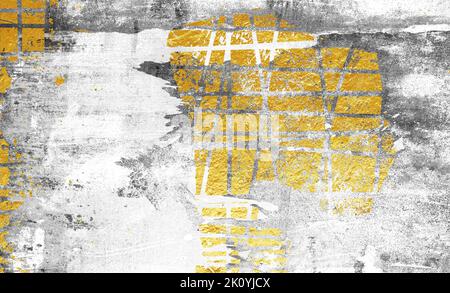 Arrière-plan moderne de l'art abstrait. La mode de mur d'art moderne, or, Banque D'Images