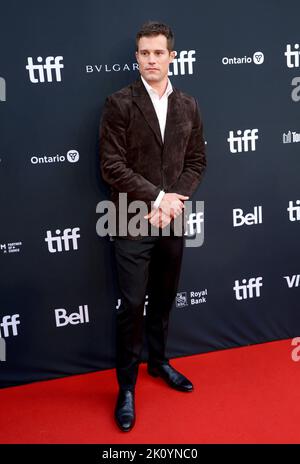 La cueillette de Jake arrive à la première « la plus grande course de bière » lors du Festival international du film de Toronto 2022 qui s'est tenu au Roy Thomson Hall on 13 septembre 2022 à Toronto, Canada © JPA / AFF-USA.COM Banque D'Images