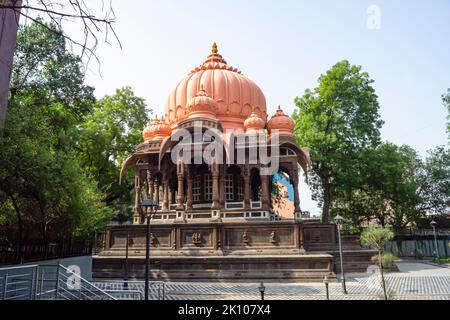 Boliya Sarkar ki Chhatri, Indore, Madhya Pradesh. Aussi connu sous le nom de Malhar Rao Chhatri. Architecture indienne. Architecture ancienne du temple indien. Banque D'Images