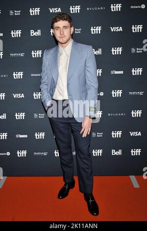 12 septembre 2022 - Toronto, Ontario, Canada - Paul mescal. 2022 Toronto International film Festival - première de Ã’AftersunÃ“ au Princess of Wales Theatre. Banque D'Images