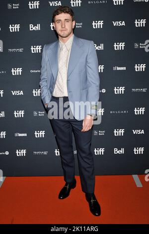 12 septembre 2022 - Toronto, Ontario, Canada - Paul mescal. 2022 Toronto International film Festival - première de Ã’AftersunÃ“ au Princess of Wales Theatre. Banque D'Images