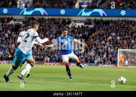 Glasgow, Royaume-Uni. 14th septembre 2022. Le FC Rangers a joué le FC Napoli au stade Ibrox des Rangers, à Glasgow, en Écosse, au Royaume-Uni, dans la 'Champions League Group Stage'. L'arbitre du match était Antonio Maten Lahoz d'Espagne. Crédit : Findlay/Alay Live News Banque D'Images