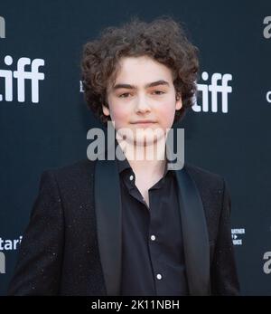 Toronto, Canada. 14th septembre 2022. Christopher Convery assiste à la première « fille du prisonnier » lors du Festival international du film de Toronto 2022 au Roy Thomson Hall, sur 14 septembre 2022, à Toronto, en Ontario. Photo: PICJER/imageSPACE/Sipa USA crédit: SIPA USA/Alay Live News Banque D'Images