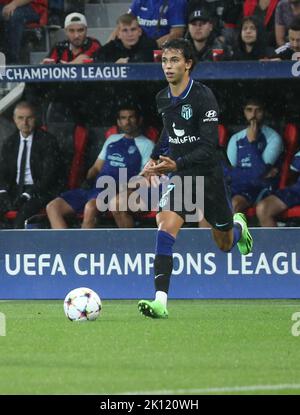 Joao Felix de l'Atletico Madrid pendant la Ligue des champions de l'UEFA, match de football du groupe B entre Bayer Leverkusen et Atletico Madrid sur 13 septembre 2022 à BayArena à Leverkusen, Allemagne. Photo de Laurent Lairys/ABACAPRESS.COM Banque D'Images