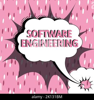 Ingénierie logicielle d'affichage conceptuel. Élaboration de programmes de concept Internet selon une approche quantifiable systématique Banque D'Images