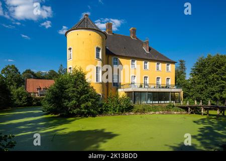 Allemagne, Bocholt, Niederrhein, Westmuensterland, Muensterland, Westfalen, Nordrhein-Westfalen, NRW, Bocholt-Barlo, Schloss Diepenbrock, Herrenhaus Banque D'Images